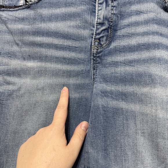 Buckle Black Jeans Women Size 34x32 Faded Blue Fit No. 53 Denim Bootcut - HEMMED - Picture 5 of 16